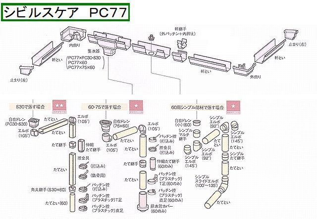 PC77排水図